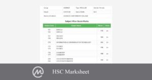HSC Marksheet